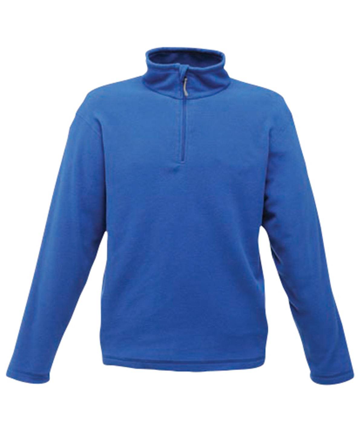 Royal Blue - Zip-neck microfleece