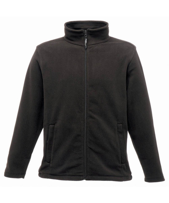 Black - Full-zip microfleece