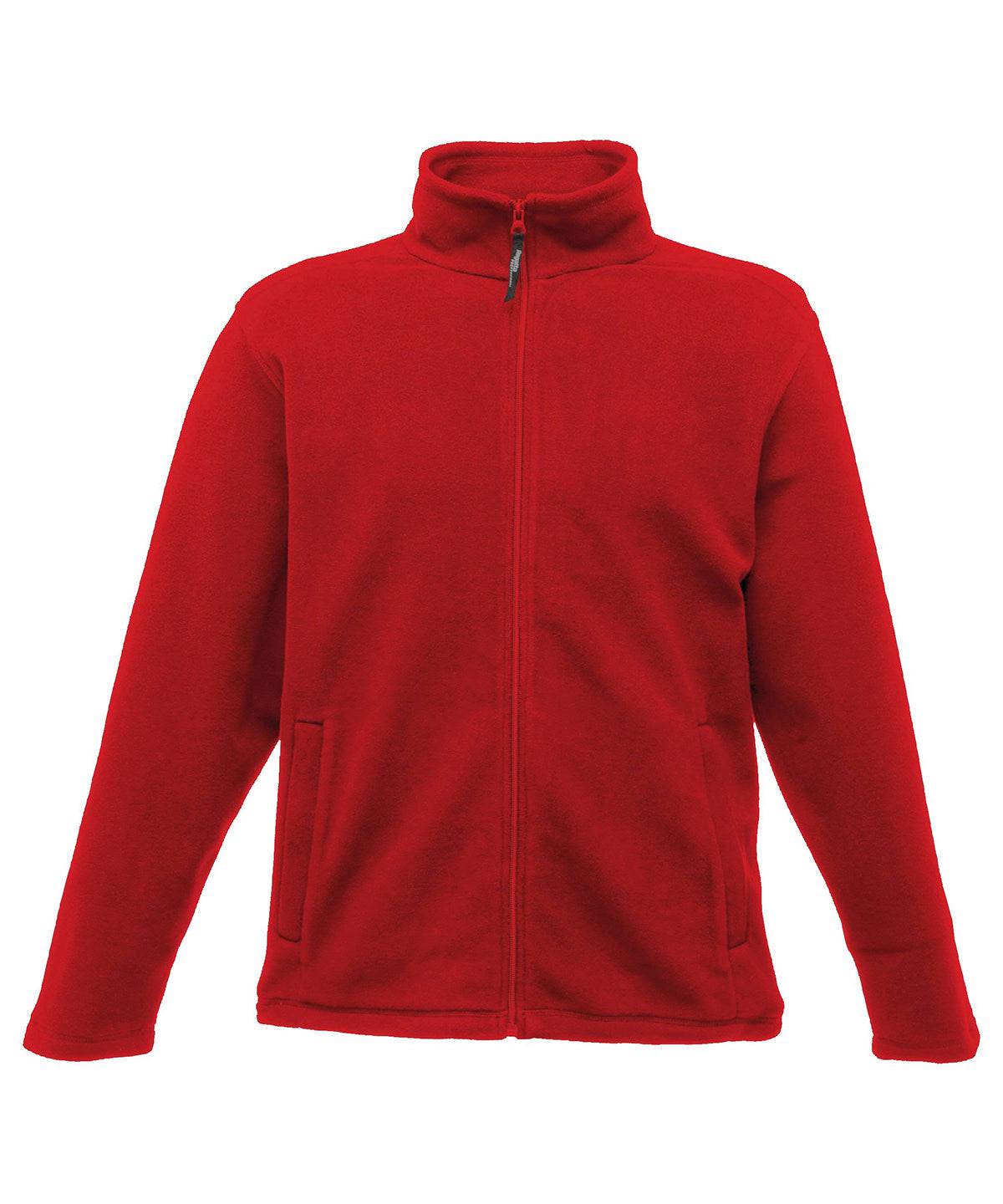 Classic Red - Full-zip microfleece