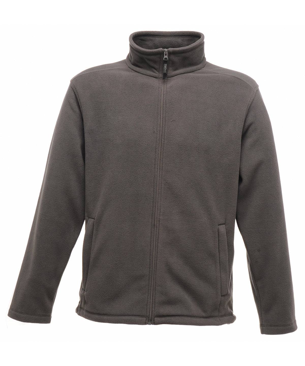 Seal Grey - Full-zip microfleece