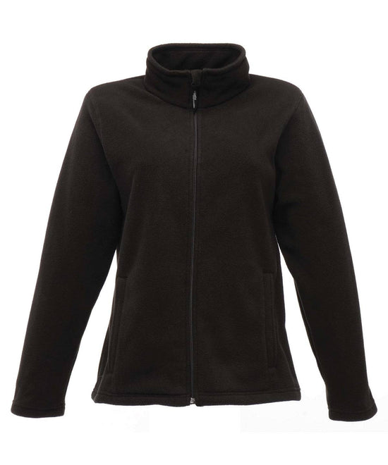 Black - Women's full-zip microfleece