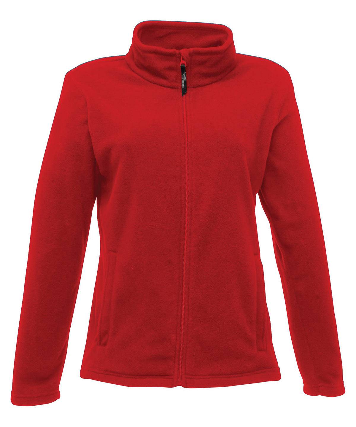 Classic Red - Women's full-zip microfleece