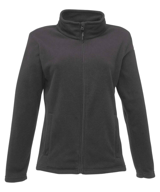 Seal Grey - Women's full-zip microfleece