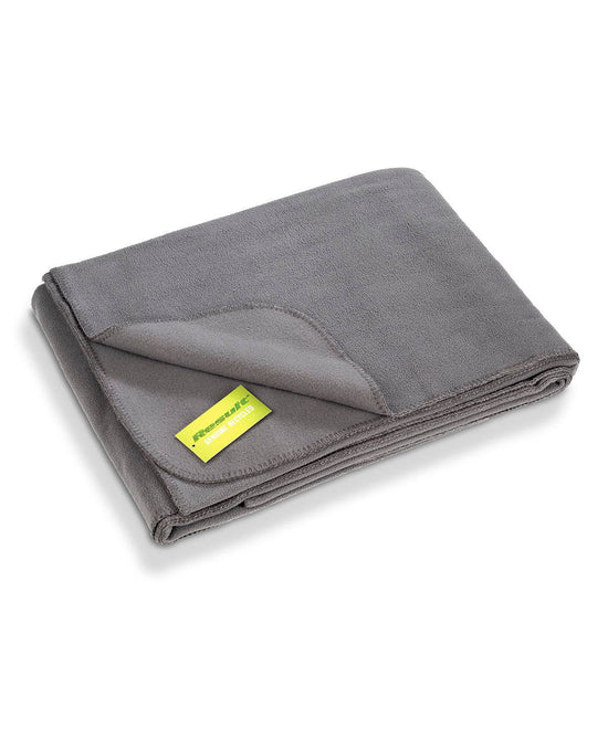 Grey - Recycled fleece blanket