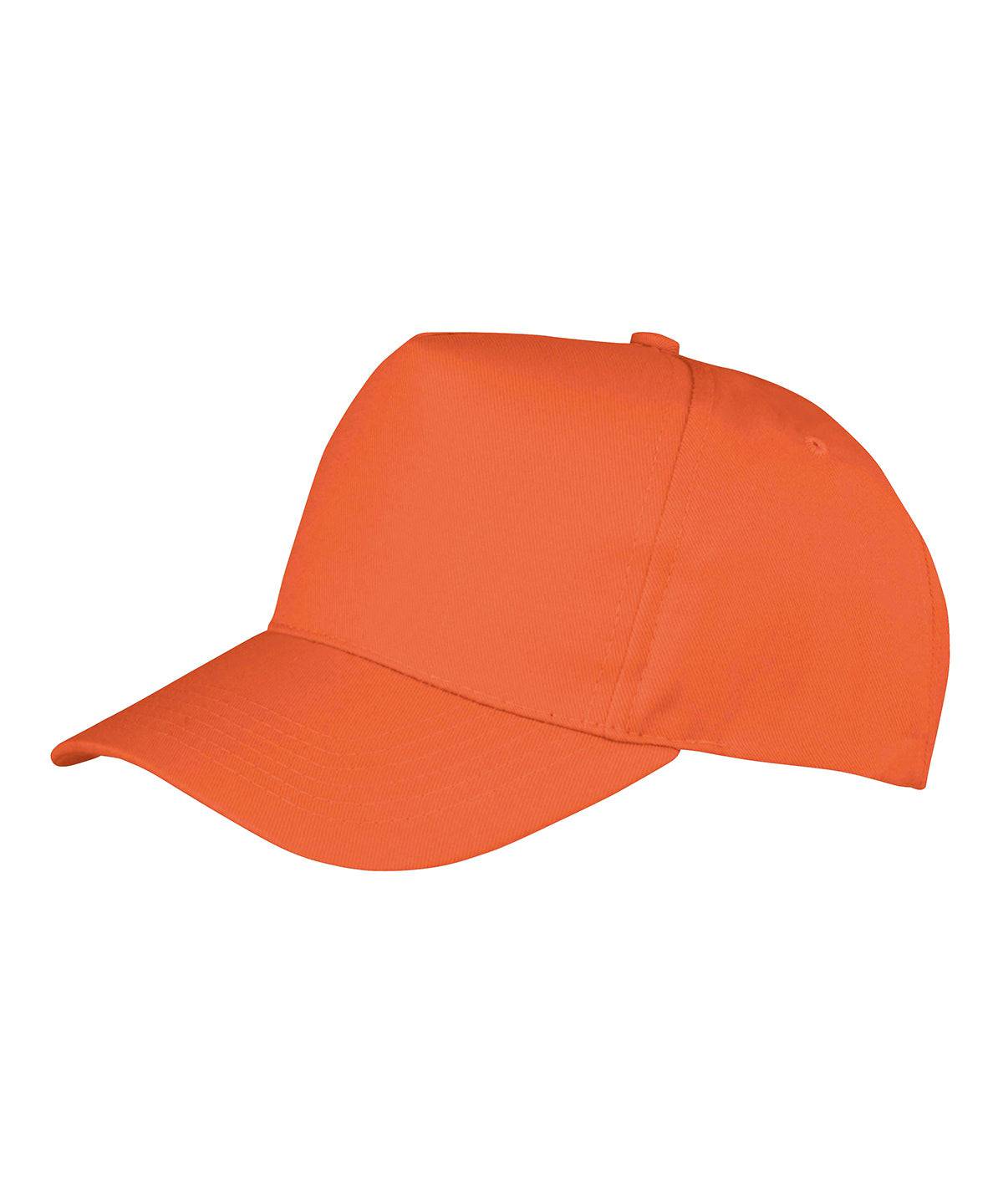 Orange - Core junior recycled printer’s cap - Garment Supplies ¦ Embroidery & Print Services