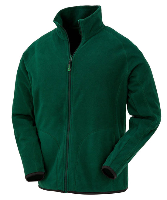 Forest Green - Recycled microfleece jacket