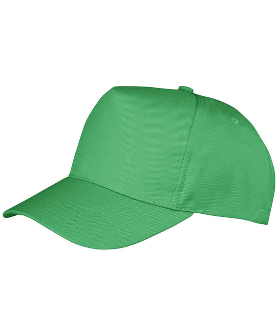 Apple Green - Boston 5-panel polycotton printer's cap