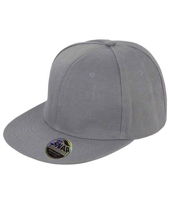 Heather Grey – Bronx Original Snapback-Kappe mit flachem Schirm