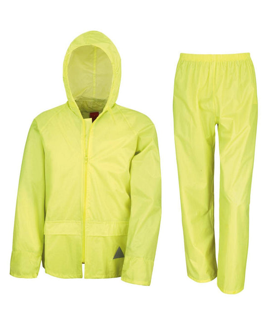 Neon Yellow - Waterproof jacket and trouser set