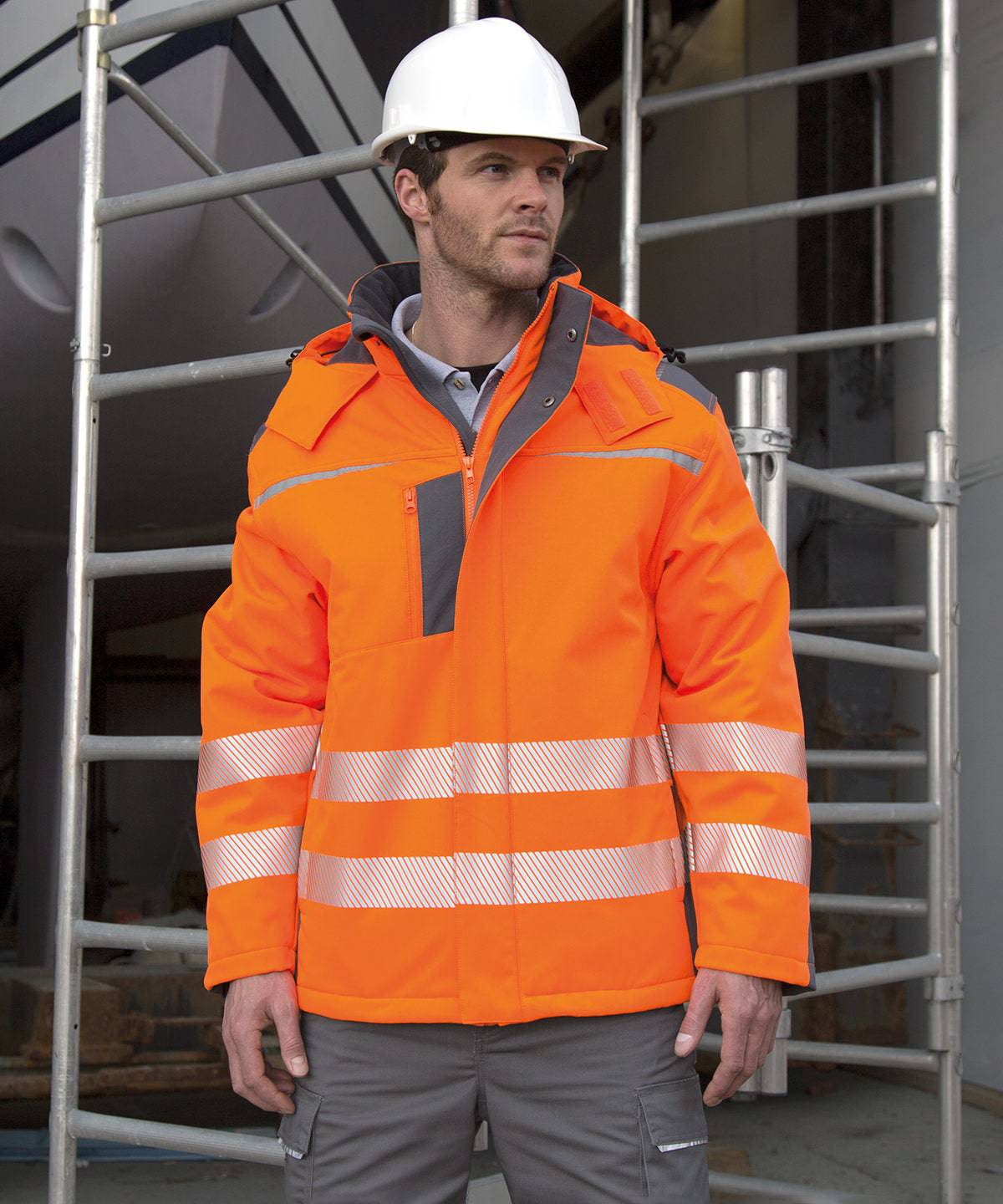 Orange - Dynamic softshell coat