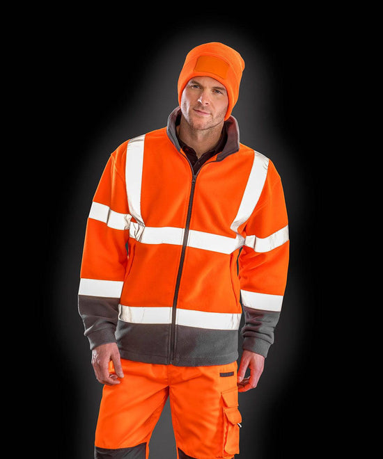 Orange - Safety microfleece