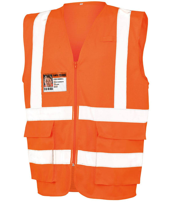Fluorescent Orange - Executive cool mesh safety vest