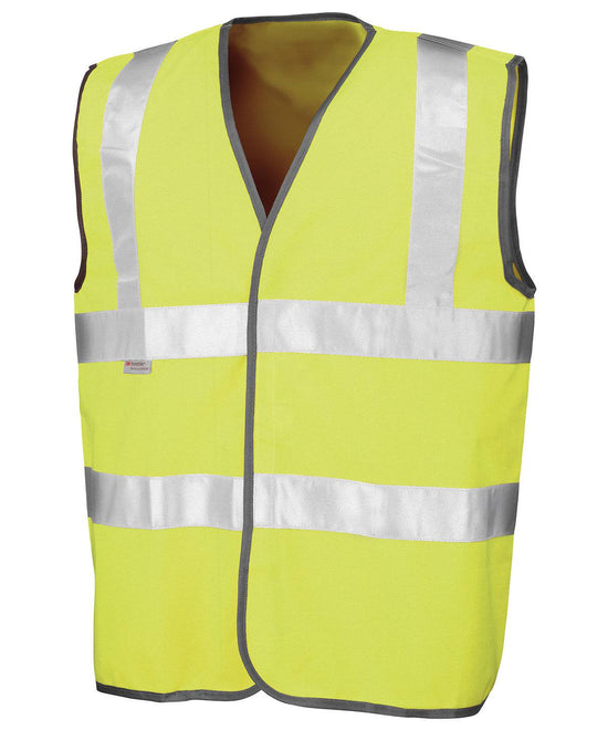 Fluorescent Yellow - Safety high-viz vest