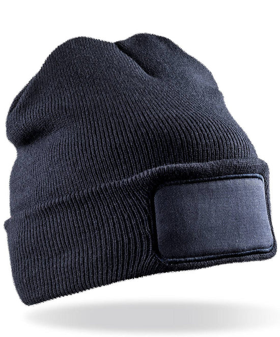 Navy - Double-knit Thinsulate™ printers beanie