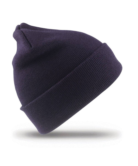 Navy - Kids woolly ski hat