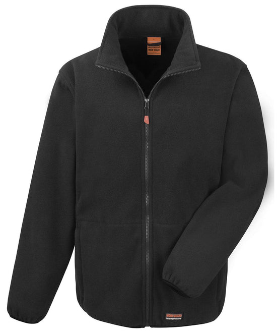 Black - Work-Guard heavy-duty microfleece