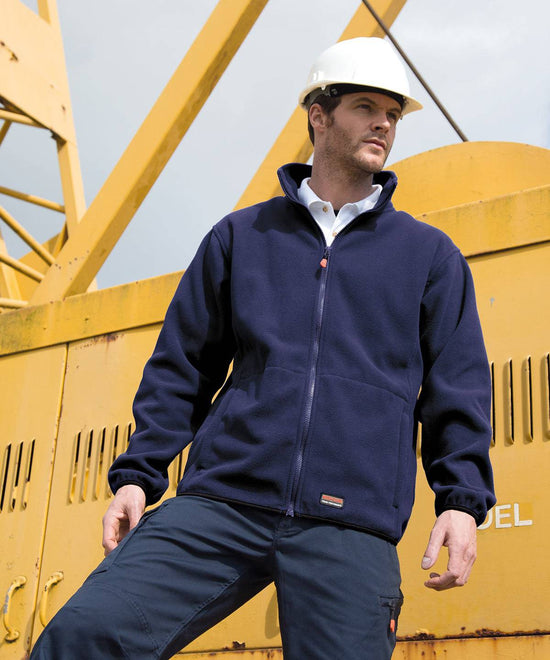 Navy - Work-Guard heavy-duty microfleece