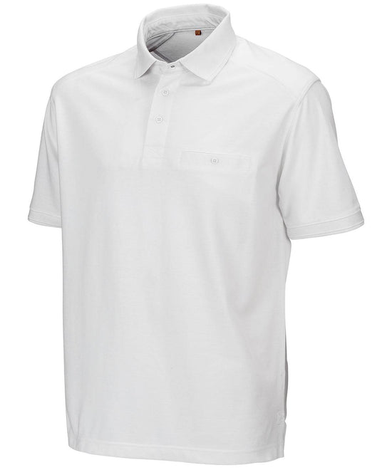 White - Work-Guard Apex pocket polo shirt