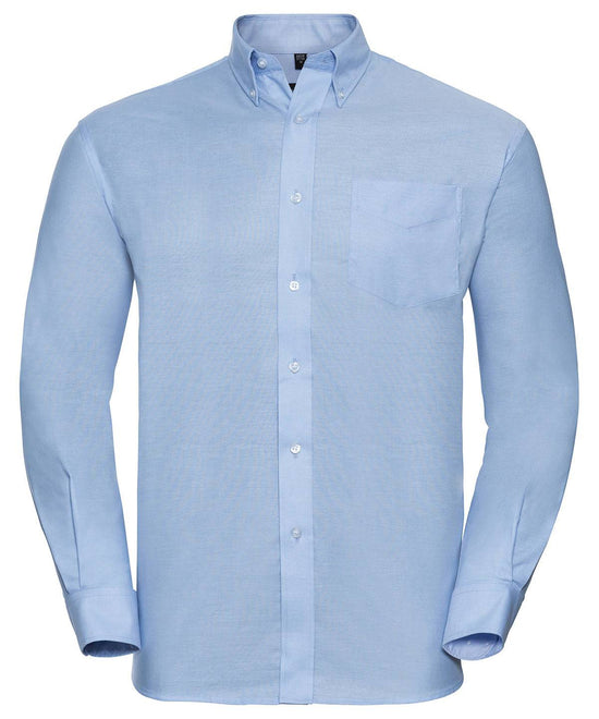 Oxford Blue - Pflegeleichtes Oxford-Hemd mit langen Ärmeln