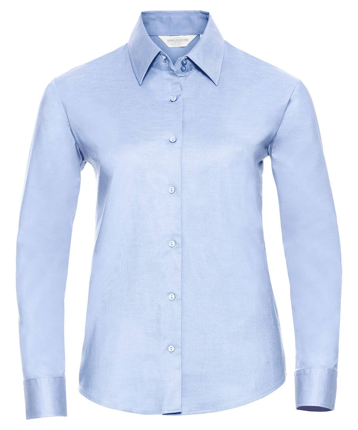 Oxford Blue - Pflegeleichtes Oxford-Hemd mit langen Ärmeln für Damen