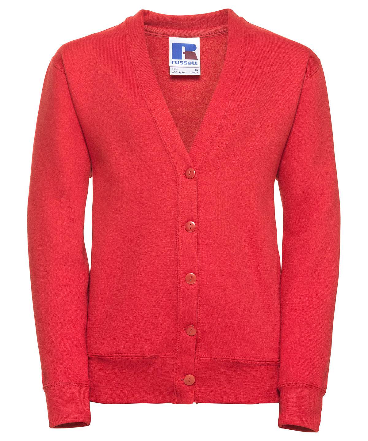 Bright Red - Kids cardigan