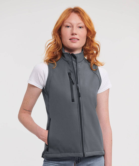 Black - Women's softshell gilet