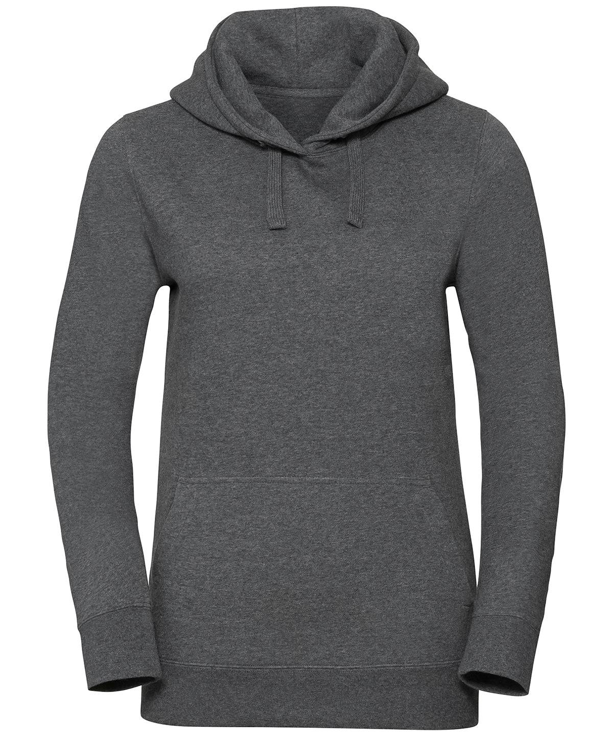 Carbon Melange - Women's authentic melange hooded sweatshirt