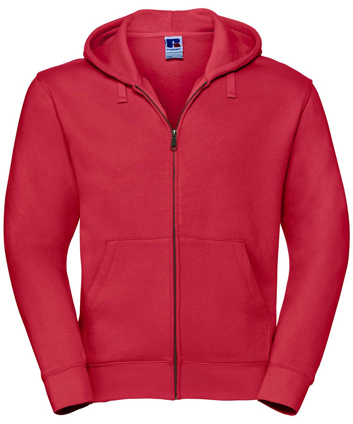 Classic Red - Authentic zipped hooded sweat