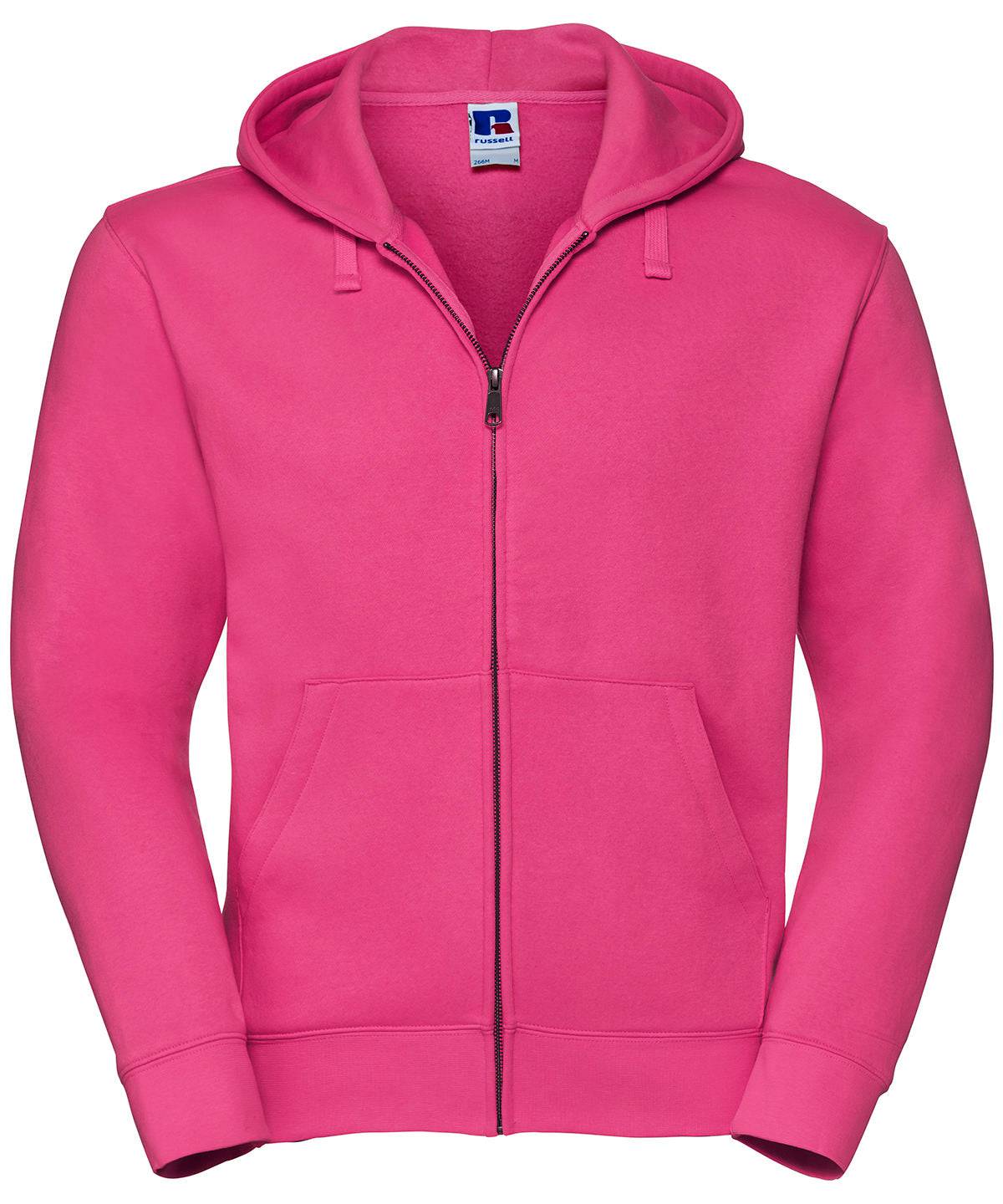 Fuchsia - Authentic zipped hooded sweat