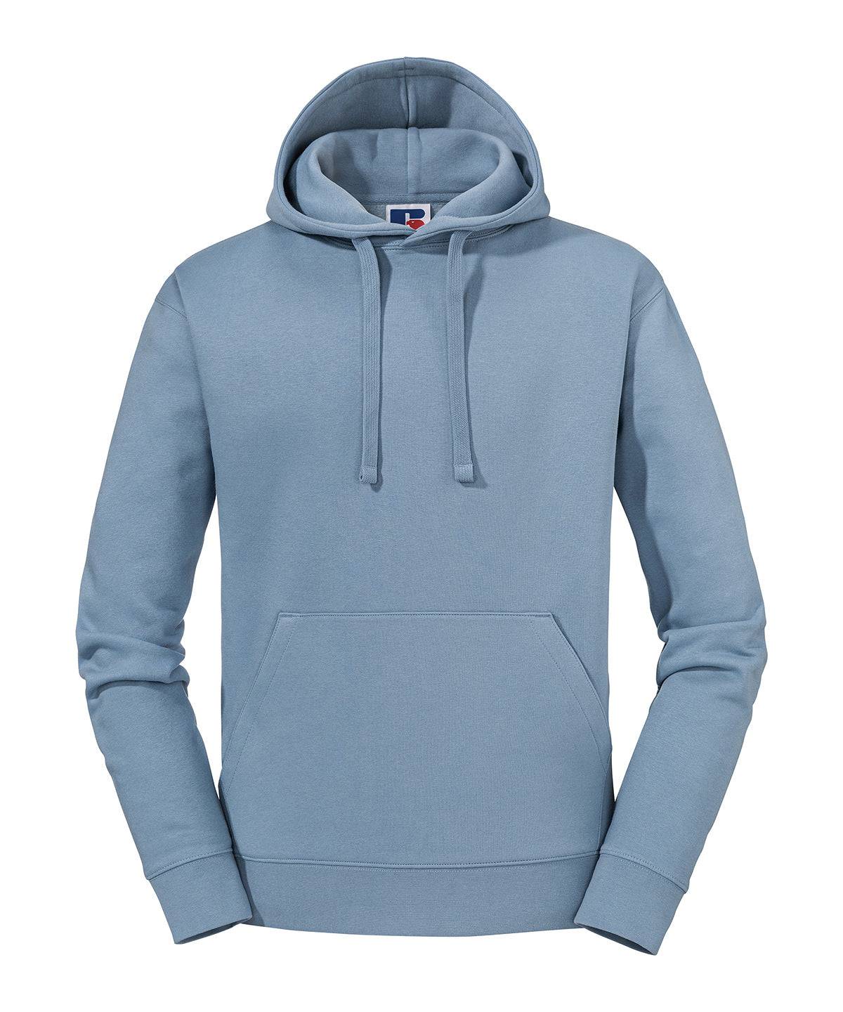 Mineral Blue - Authentic hooded sweatshirt