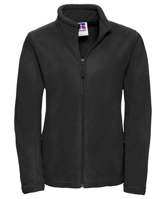 Black - Women's full-zip outdoor fleece