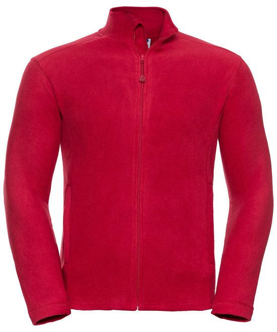 Classic Red - Full-zip microfleece