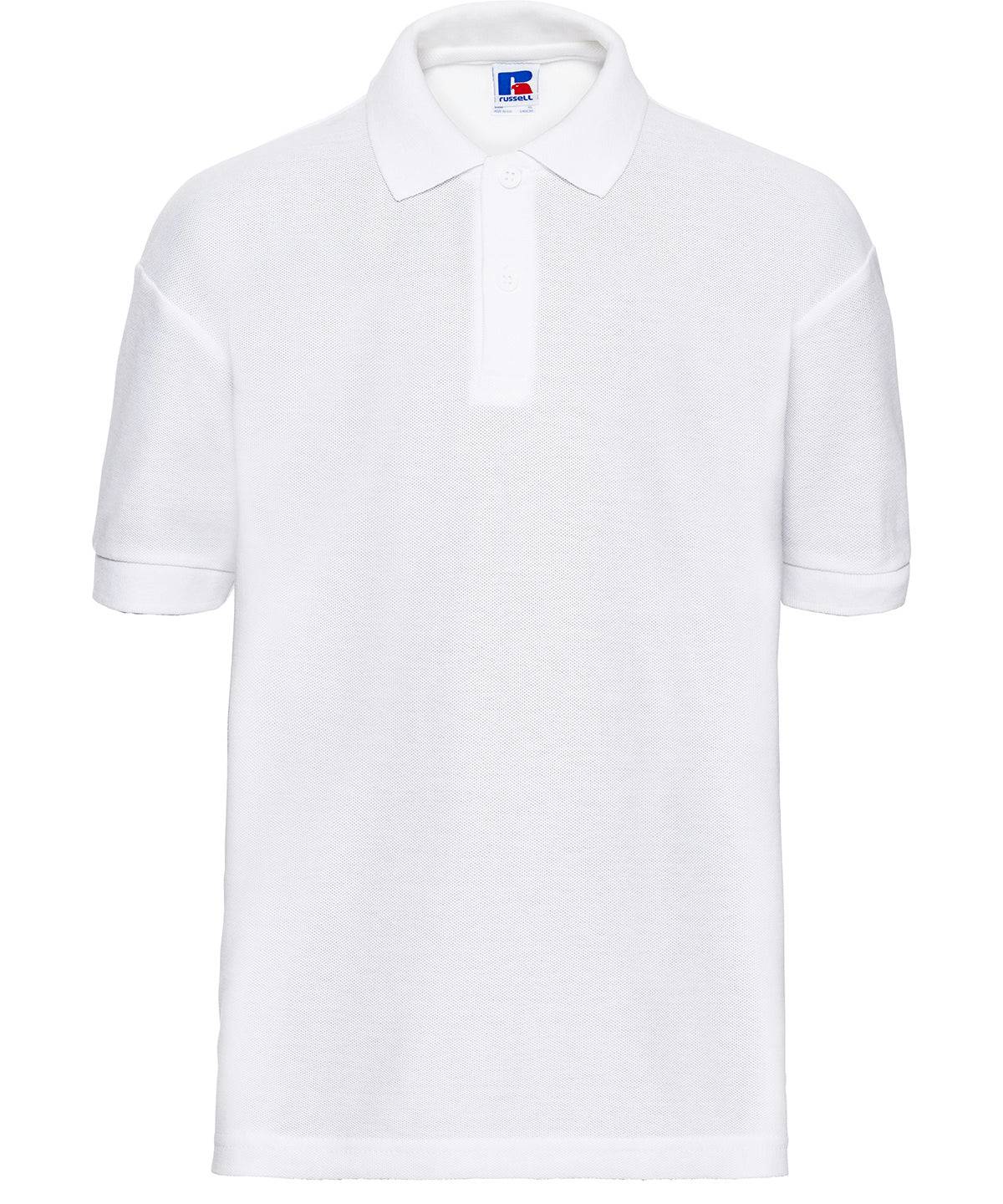 White - Kids polo shirt