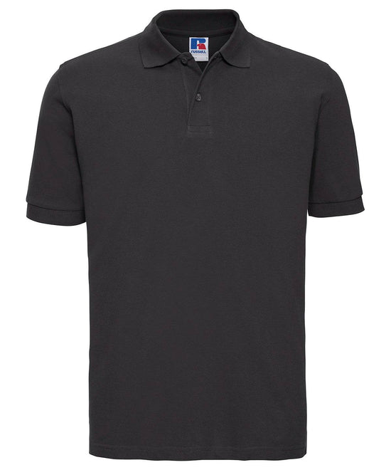 Black* - Classic cotton piqué polo