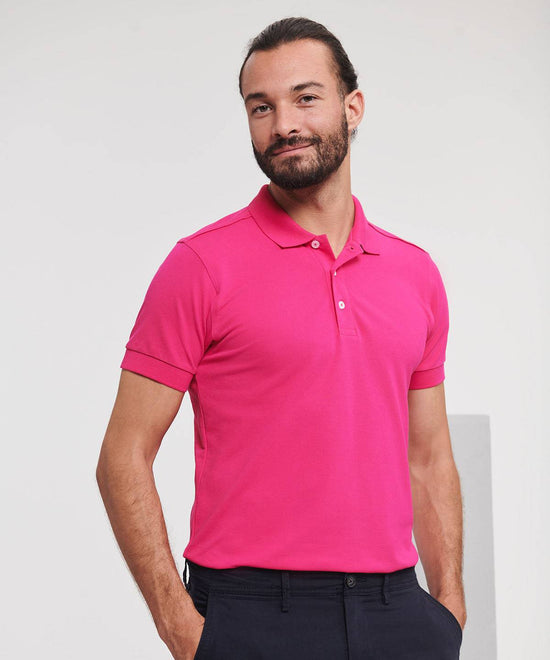 Black - Stretch polo