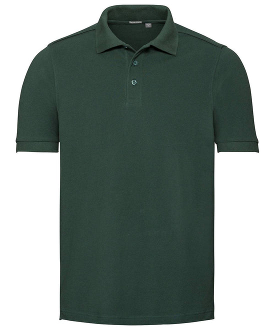 Bottle Green - Tailored stretch polo