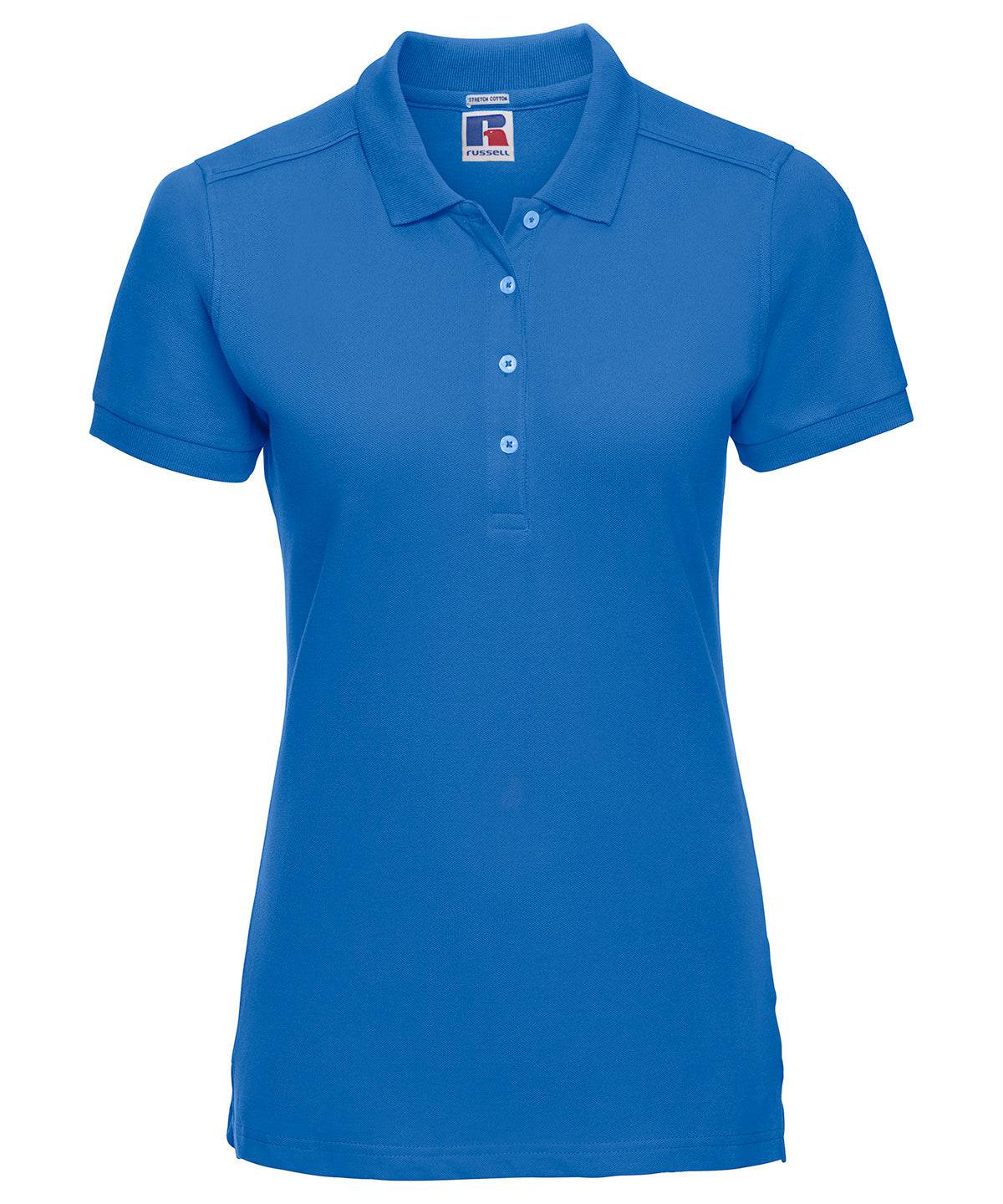 Azure Blue - Women's stretch polo