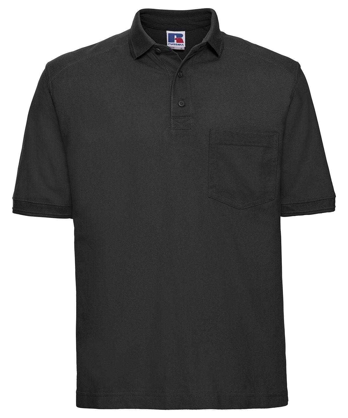 Black - Heavy-duty polo