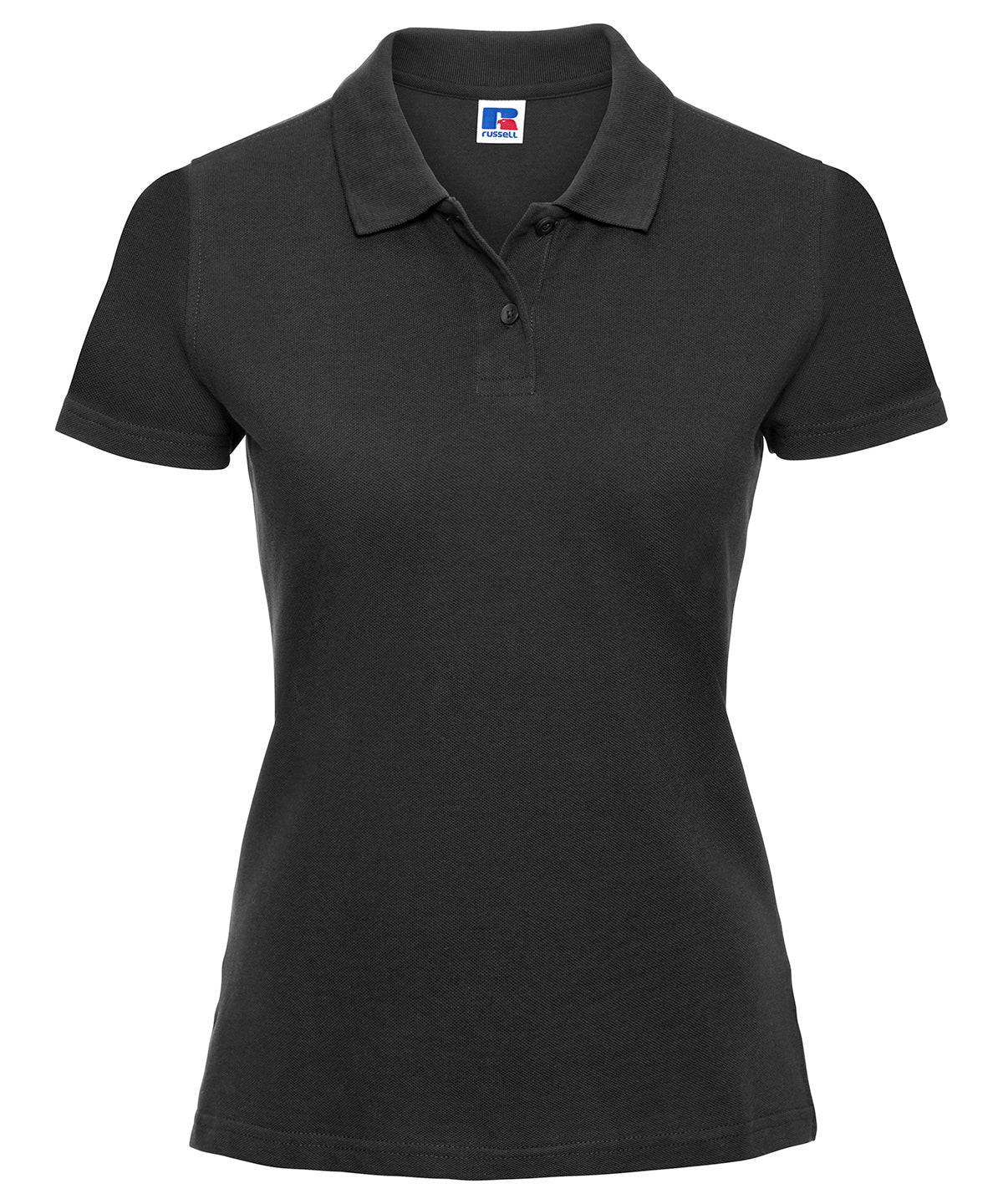 Black - Women's classic cotton polo