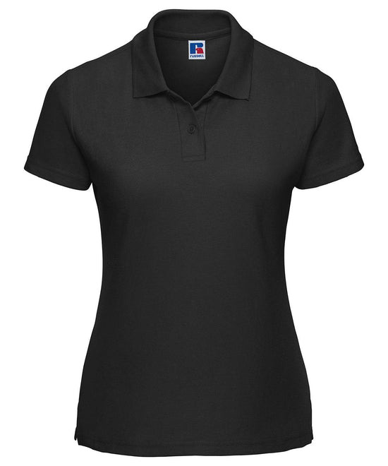 Black - Women's classic polycotton polo