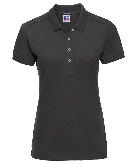 Black - Women's stretch polo