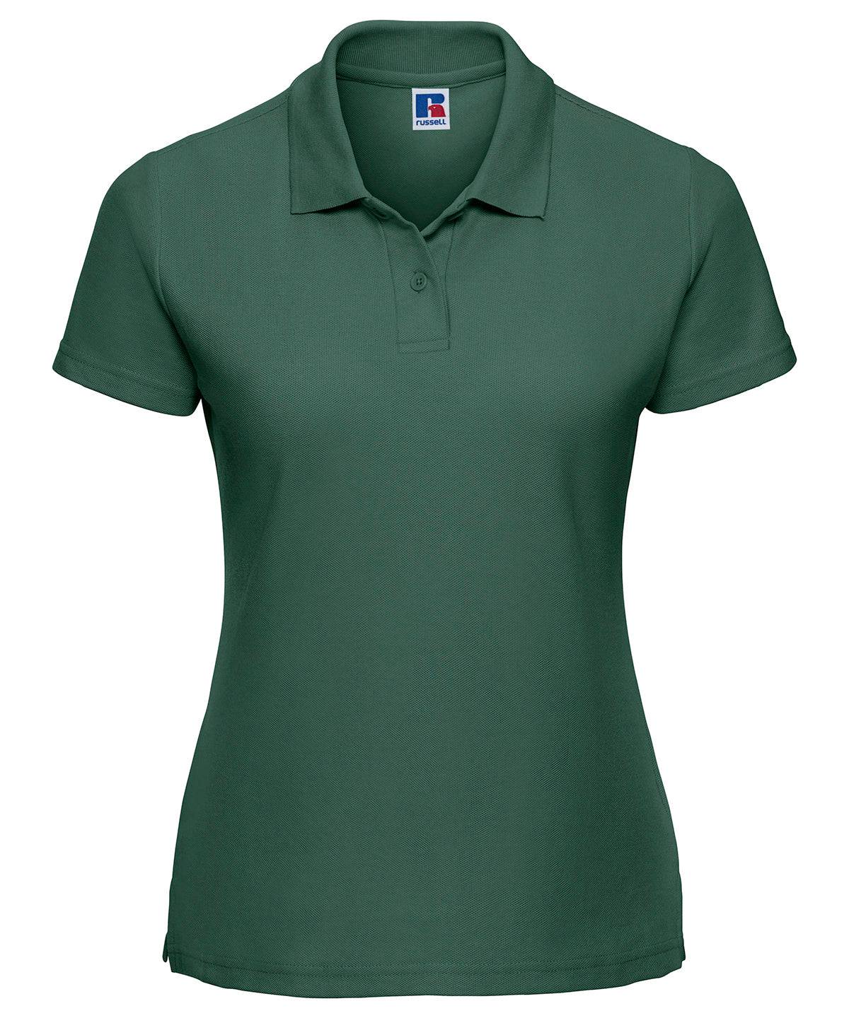 Bottle Green* - Women's classic polycotton polo