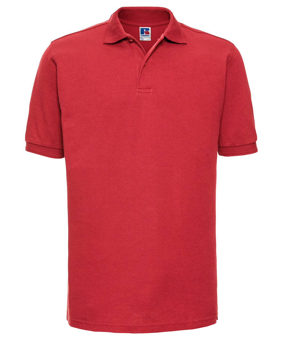 Bright Red - Hard-wearing 60°C wash polo