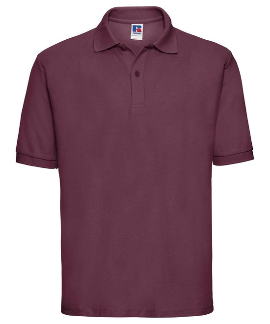 Burgundy - Classic polycotton polo