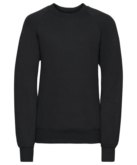 Black - Kids raglan sleeve sweatshirt