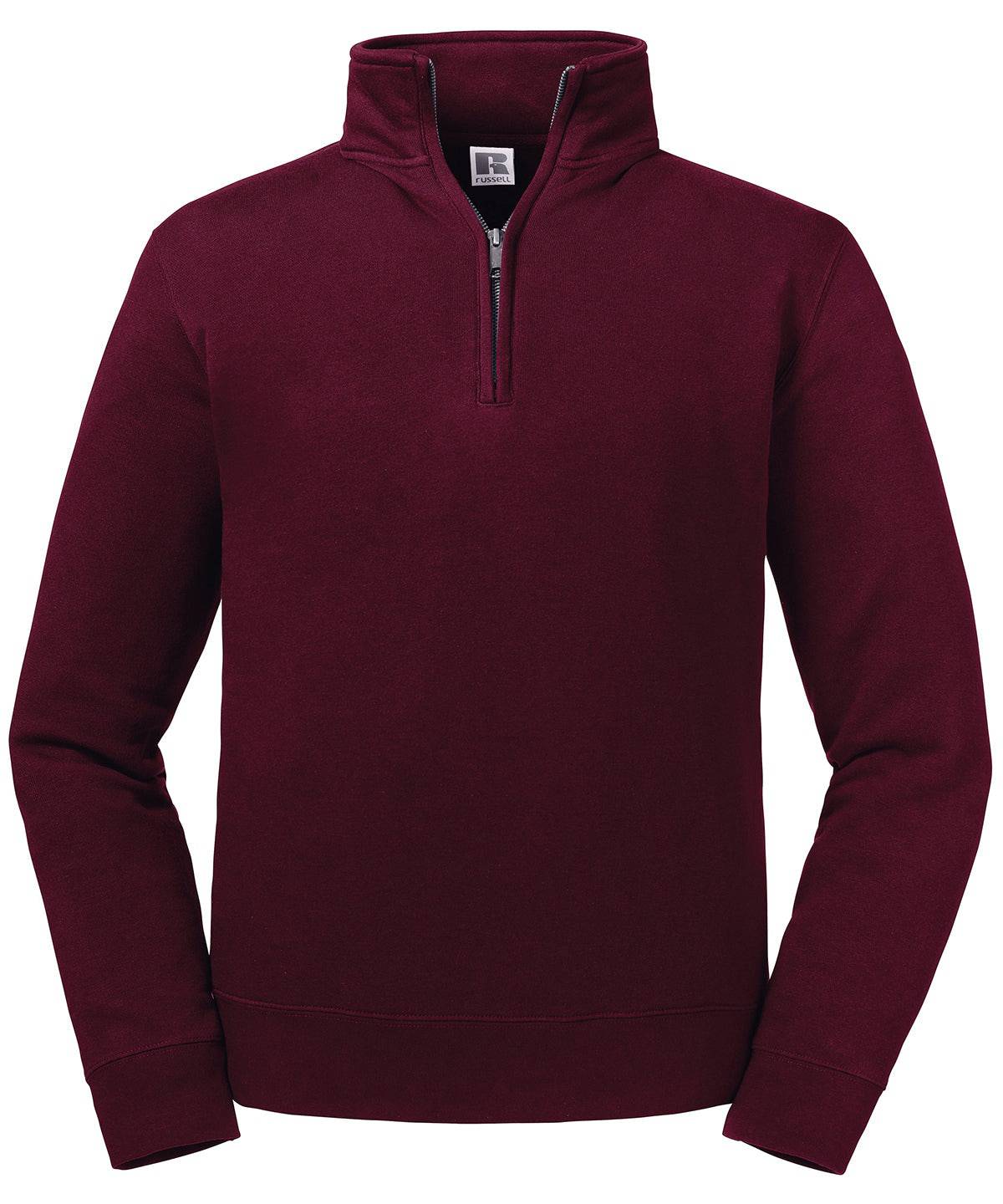 Burgundy - Authentic ¼ zip sweatshirt