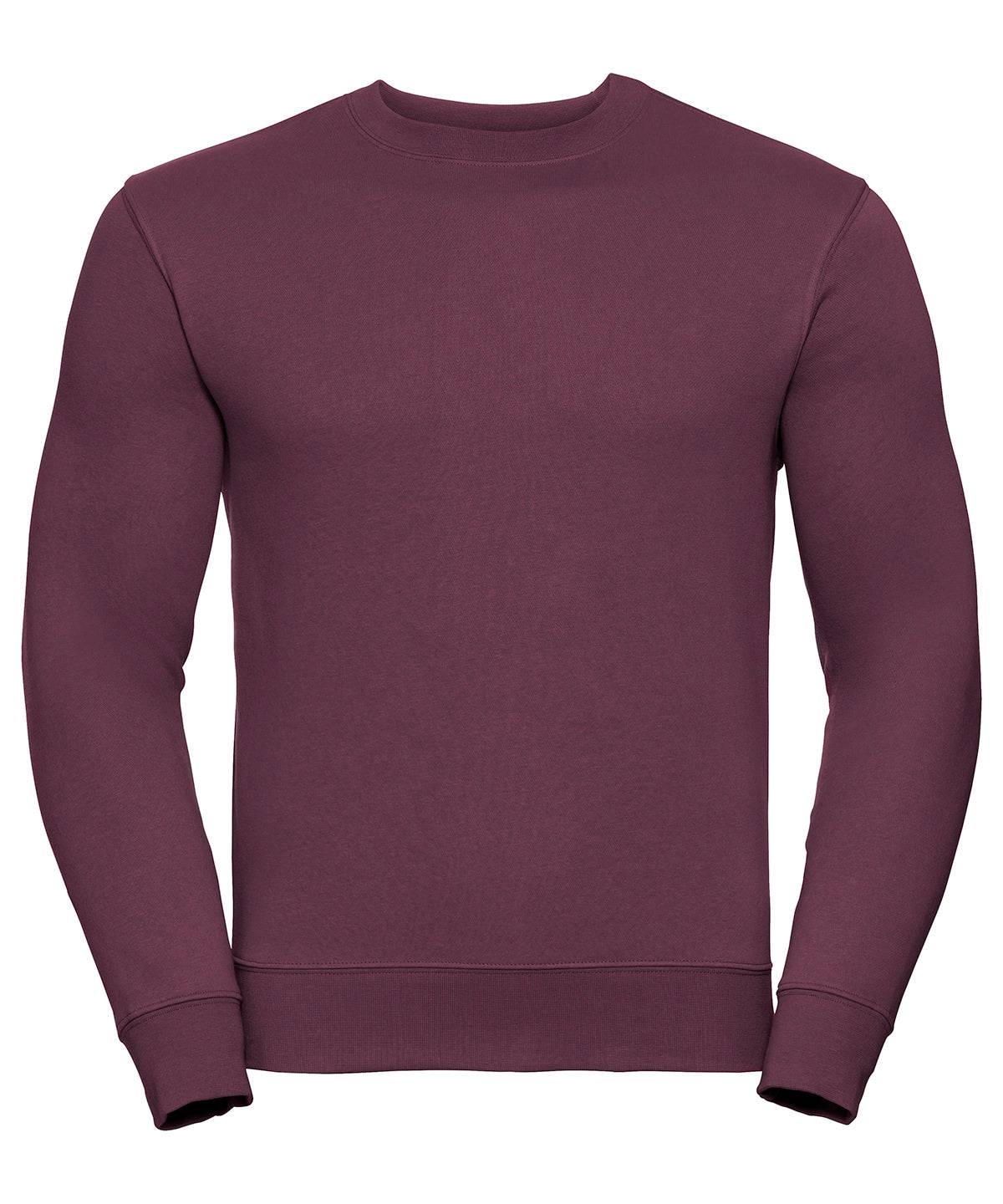 Burgundy - Set-in sleeve sweatshirt