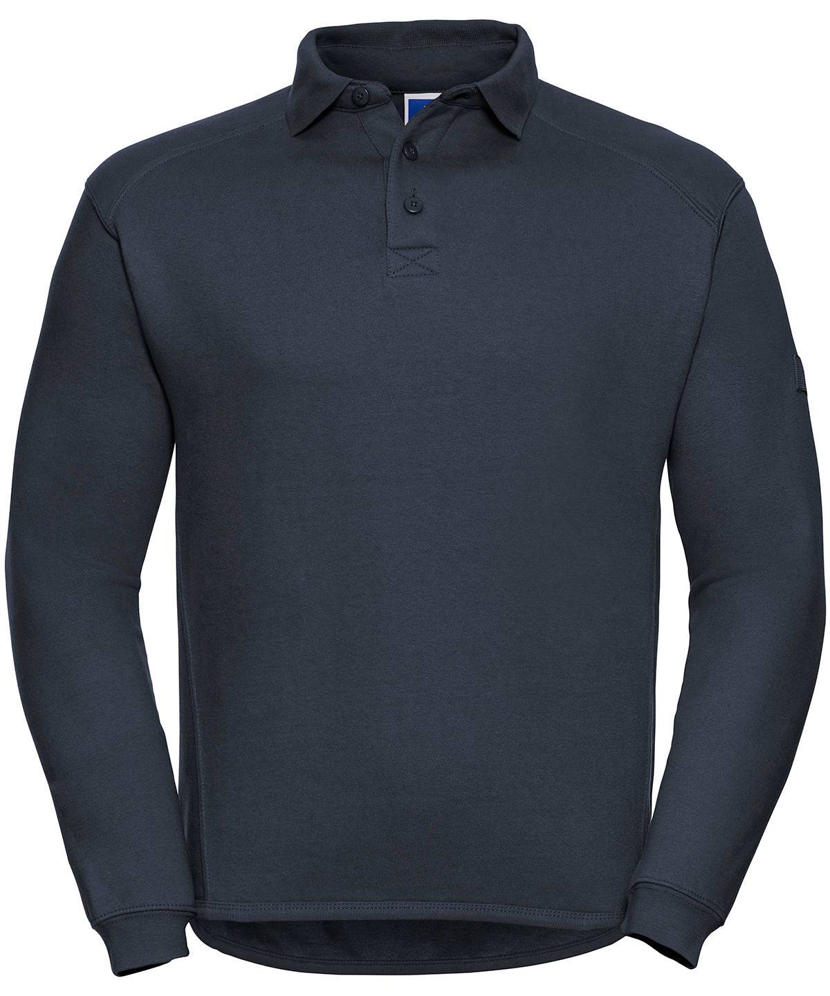 French Navy - Heavy-duty collar sweatshirt