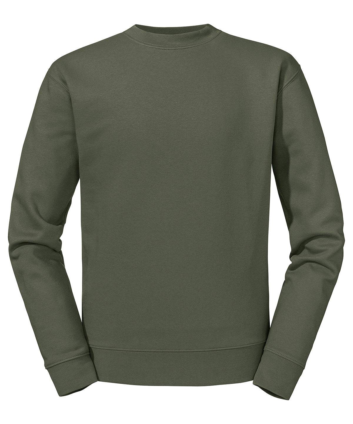 Olive - Set-in sleeve sweatshirt