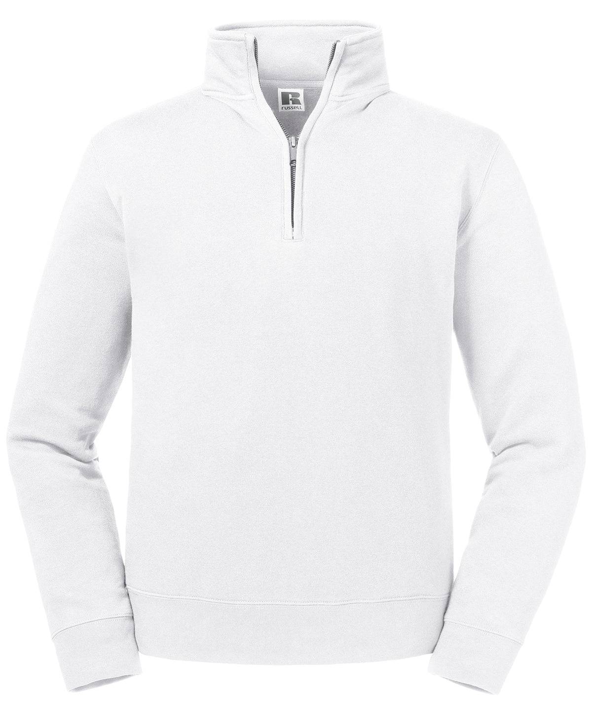 White - Authentic ¼ zip sweatshirt